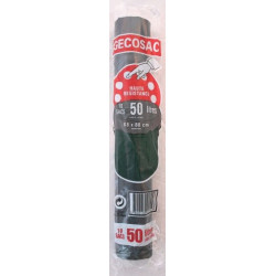 Sac poubelle Gecosac avec lien de fermeture