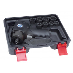 COFFRET CLÉ À CHOCS PNEUMATIQUE 1/2'' AVEC DOUILLES COURTES À CHOCS 1/2'' - MODÈLE GP1313BC GÉNÉRAL PNEUMATIC