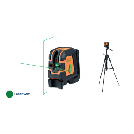PACK LASER CROIX ET TREPIED COLONNE GEO1X-GREEN SET