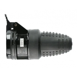 FICHE FEMELLE 2P+T 16A NOIR