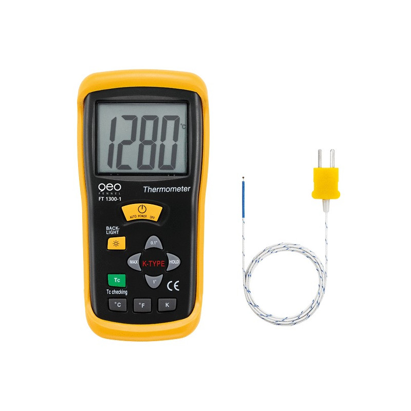 THERMOMÈTRE DE TYPE K À 1 CANAL GEO FENNEL FT 1300-1 - 800400
