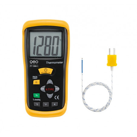 THERMOMÈTRE DE TYPE K À 1 CANAL GEO FENNEL FT 1300-1 - 800400