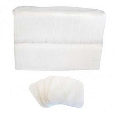 CARRÉS DE SOIN EN COTON PUR 8 X 7,5 CM - SACHET DE 200 UNITÉS