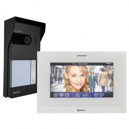 KIT VIDÉO SOUL 7'' COULEUR 1 APPEL LIGHT BITRON GOLMAR