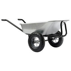 BROUETTE HAEMMERLIN EXPERT TWIN PREMIUM 150L GALVA À ROUES GONFLABLES