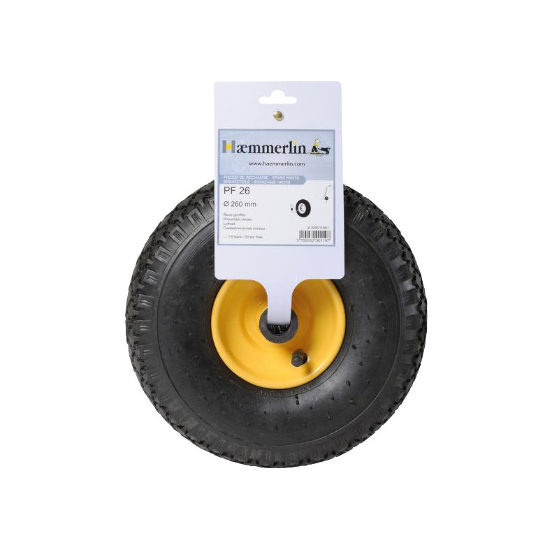 ROUE GONFLÉE HAEMMERLIN PF 26 - RÉF 309011901
