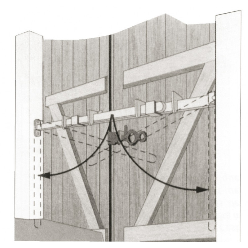 BARRE DE SÉCURITÉ ARTICULÉE HERCULE À 2 ARTICULATIONS