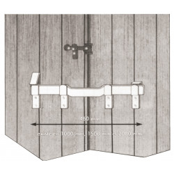 BARRE DE SÉCURITÉ AVEC POIGNÉE ROBUSTE HERCULE