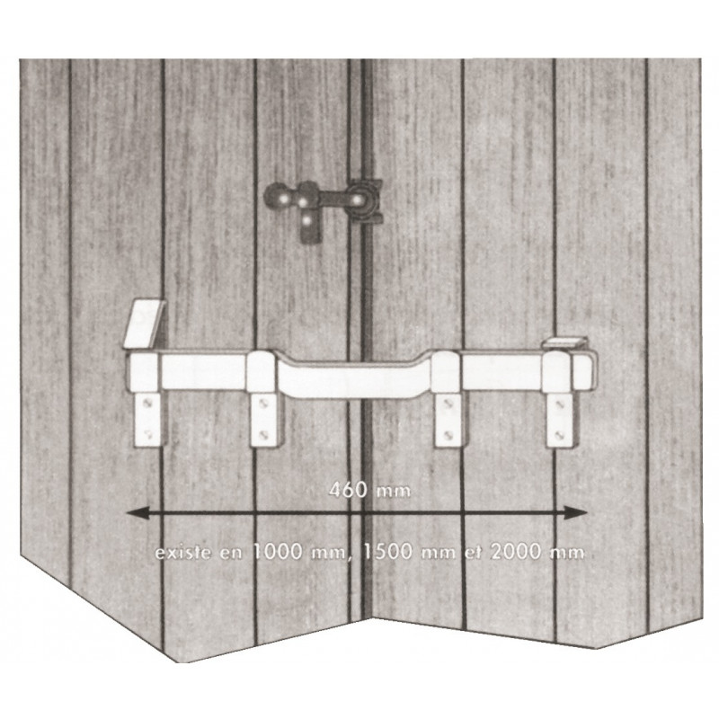 BARRE DE SÉCURITÉ AVEC POIGNÉE ROBUSTE HERCULE