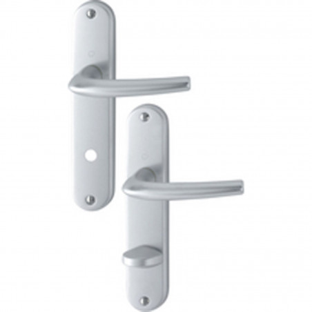 ENSEMBLE SAN DIEGO PETITES PLAQUES ALUMINIUM HOPPE EA71
