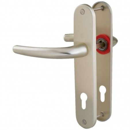 ENSEMBLE SAN DIEGO PETITES PLAQUES ALUMINIUM HOPPE EA72