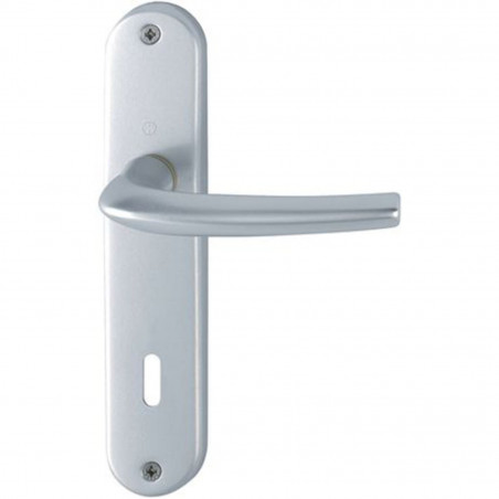 ENSEMBLE SAN DIEGO PETITES PLAQUES ALUMINIUM HOPPE EA75