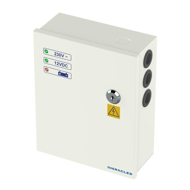 ALIMENTATION SECOURUE 12V DC AVEC RELAIS DE DÉFAUT HERACLES ALIM1203S2