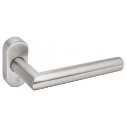 BÉQUILLE DOUBLE INOX SUR ROSACE ÉTROITE JADE 1394 HERACLES