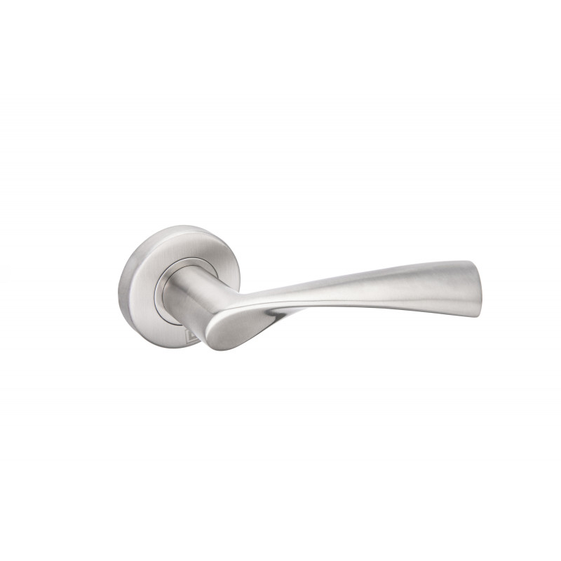 BÉQUILLE DOUBLE MASSIVE SUR ROSACE INOX JADE 4002 HERACLES