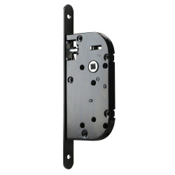 COFFRE DE SERRURE MONOPOINT À LARDER SÉRIE L700-NF, AXE 50 MM, FINITION NOIRE HERACLES