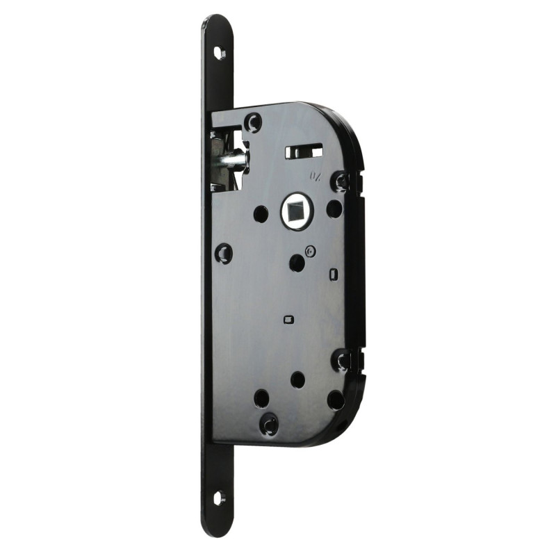 COFFRE DE SERRURE MONOPOINT À LARDER SÉRIE L700-NF, AXE 50 MM, FINITION NOIRE HERACLES