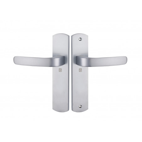 ENSEMBLE DE POIGNÉES ELFE HOME HÉRACLÈS, ENTRAXE 165 MM, FINITION CHROMÉ MAT, PETITES PLAQUES