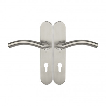 ENSEMBLE PLAQUE INOX BROSSÉ SÉRIE 1494 HERACLES - MODÈLE JADE