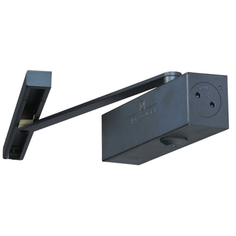 FERME-PORTE HR340 FORCE 3-4 AVEC PLAQUE DE MONTAGE DIN HERACLES