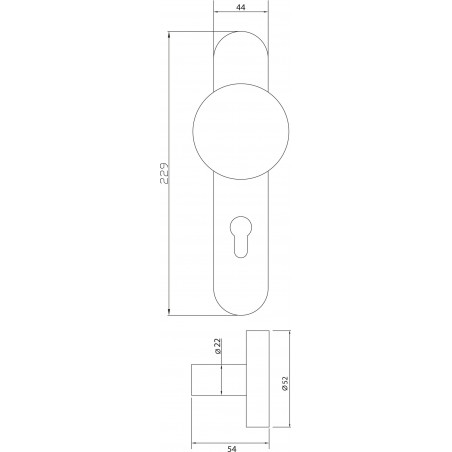 PLAQUE PALIÈRE INOX JADE BP01 HERACLES