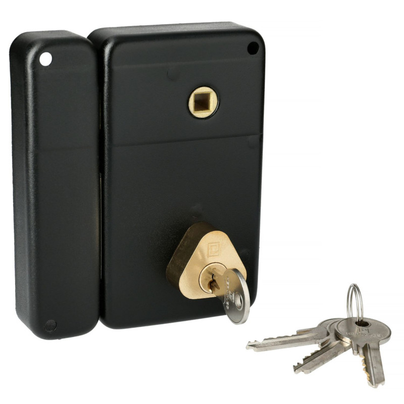 SERRURE EN APPLIQUE VERTICALE 5 GOUPILLES ERCY HERACLES 5G