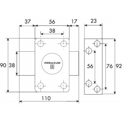 VERROU À BOUTON HERACLES - CITY