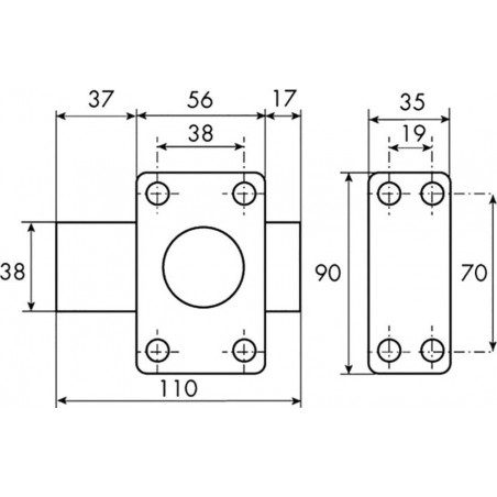 VERROU À DOUBLE ENTRÉE HERACLES CITY
