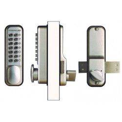 VERROU MÉCANIQUE À CODE RÉVERSIBLE GRIS MÉTALLISÉ HERACLES HCODE