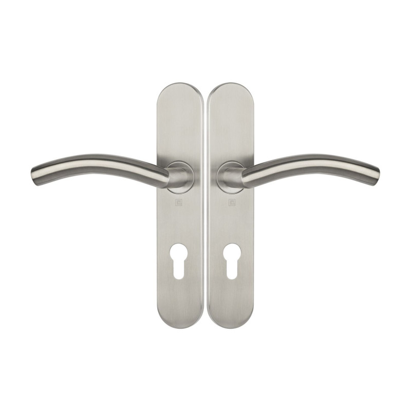 ENSEMBLE PLAQUE INOX BROSSÉ SÉRIE 1494 HERACLES - MODÈLE JADE