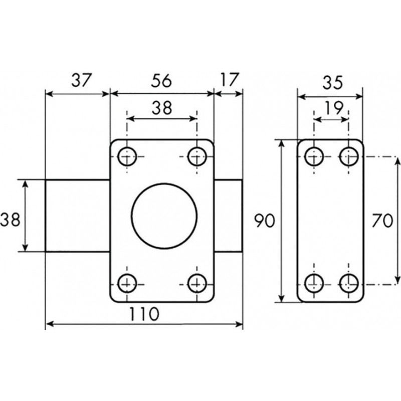 VERROU À DOUBLE ENTRÉE HERACLES CITY