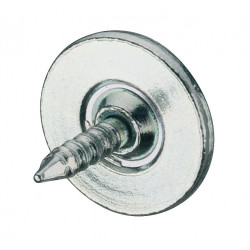 PLAQUE DE FERMETURE MAGNÉTIQUE RONDE ZINGUÉE HÄFELE - 246.08.910