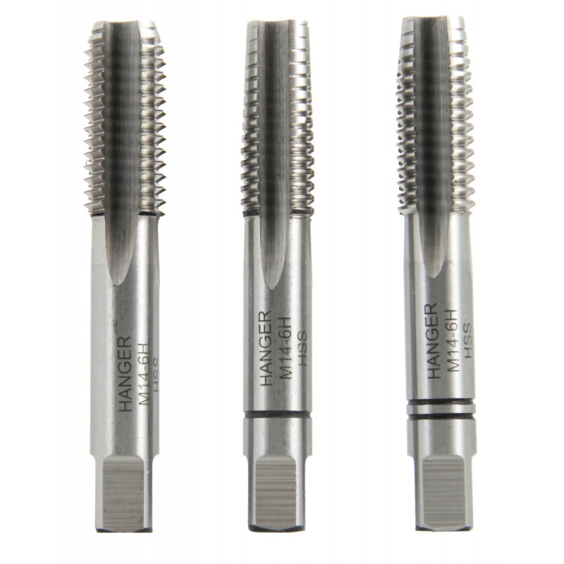 ENSEMBLE DE 3 TARAUDS MANUELS HSS HANGER