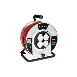 ENROULEUR ÉLECTRIQUE CÂBLE H07RN-F 3G 2,5 MM² AVEC FLASQUE EN ACIER