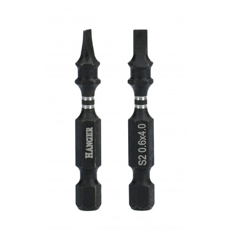 EMBOUTS IMPACT HANGER POUR VIS À FENTE - CARTE DE 2