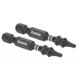 EMBOUTS IMPACT TTX POUR VIS ÉTOILE PERCÉE HANGER - CARTE DE 2