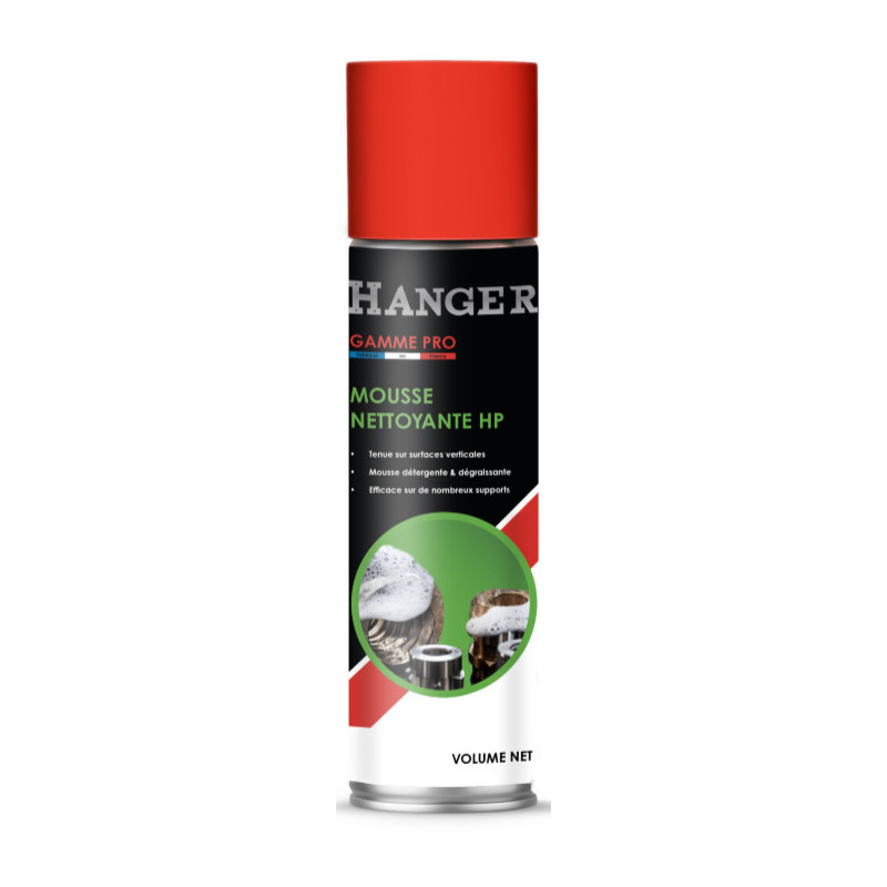 MOUSSE NETTOYANTE HAUTE PERFORMANCE HANGER 500 ML - RÉF 700101