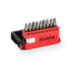 COFFRET 10 EMBOUTS DE VISSAGE HANGER