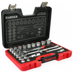 COFFRET DE 25 DOUILLES 6 PANS 1/2'' HANGER