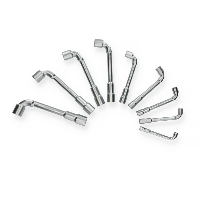 ENSEMBLE DE 9 CLÉS À PIPE DÉBOUCHÉES 6 X 12 PANS HANGER