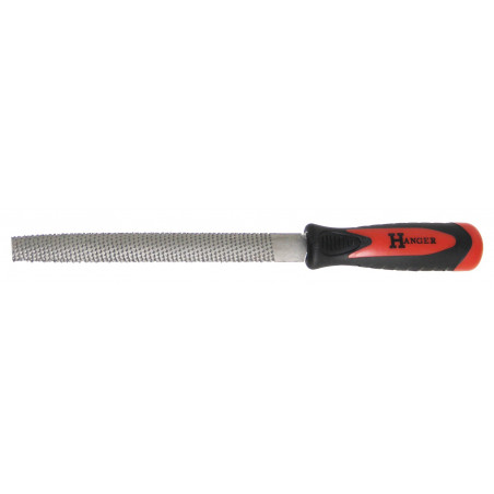 RÂPE À BOIS DEMI-RONDE AVEC MANCHE HANGER