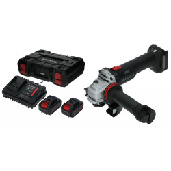 MEULEUSE D'ANGLE 18V 125MM HANGER GX18-8X5 - 2 BATTERIES 5AH - CHARGEUR - COFFRET HANGBOX