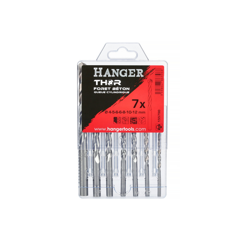 COFFRET 7 FORETS BÉTON QUEUE CYLINDRIQUE THOR HANGER EDITION
