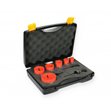 COFFRET DE 6 TRÉPANS HSS BI-MÉTAL POUR ÉLECTRICIENS - HANGER 150496