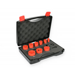 COFFRET DE 9 TRÉPANS HSS BI-MÉTAL POUR SERRURIERS - HANGER 150499 COFFRET DE 9 TRÉPANS HSS BI-MÉTAL POUR SERRURIERS - HANGER 150499