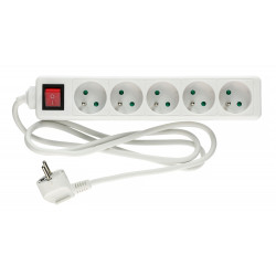 BLOC MULTIPRISES HANGER AVEC INTERRUPTEUR INTÉGRÉ