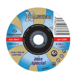 DISQUE À TRONÇONNER INOX HANGER AS 60 T 1 MM