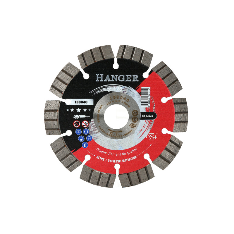 DISQUE DIAMANT UNIVERSEL BÉTON PREMIUM - HANGER