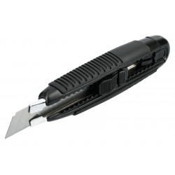 CUTTER 18MM BI-MATIÈRE AVEC CURSEUR NOIR