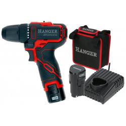 PERCEUSE-VISSEUSE 12V HANGER DD12S2 - 2 BATTERIES 2AH - CHARGEUR - SACOCHE